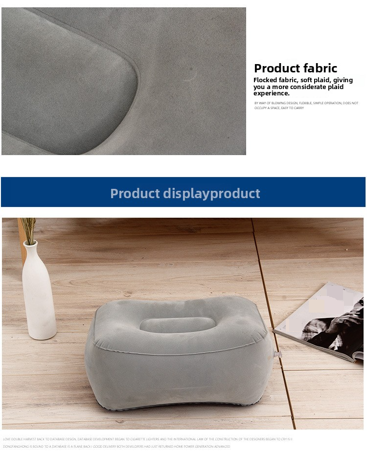Cuscino gonfiabile con ventose e massaggio - Cuscino ergonomico per spa (supporto posturale, impermeabile, portatile, antidolorifico)_voghion.com