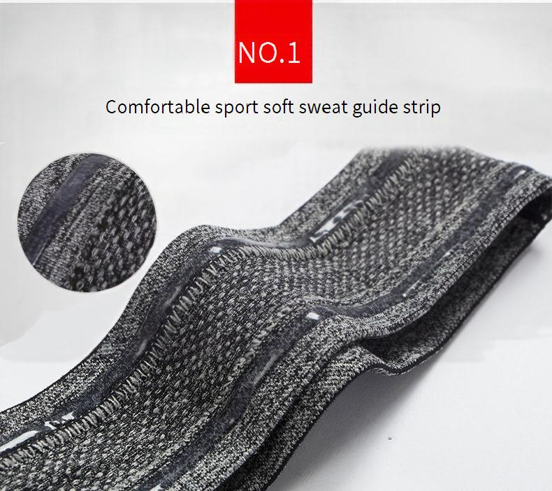 Fascia sportiva a fascia larga per uomo – traspirante, antiscivolo, traspirante – basket, corsa, palestra, tennis (disponibile nei colori grigio e nero)_voghion.com