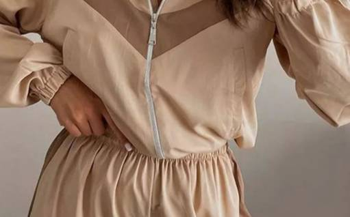 "Damen Langarm Color-Block Hoodie & Hose Set – Trendy Streetwear Outfit (S-XL) – Sportlich & Stylisch"_voghion.com