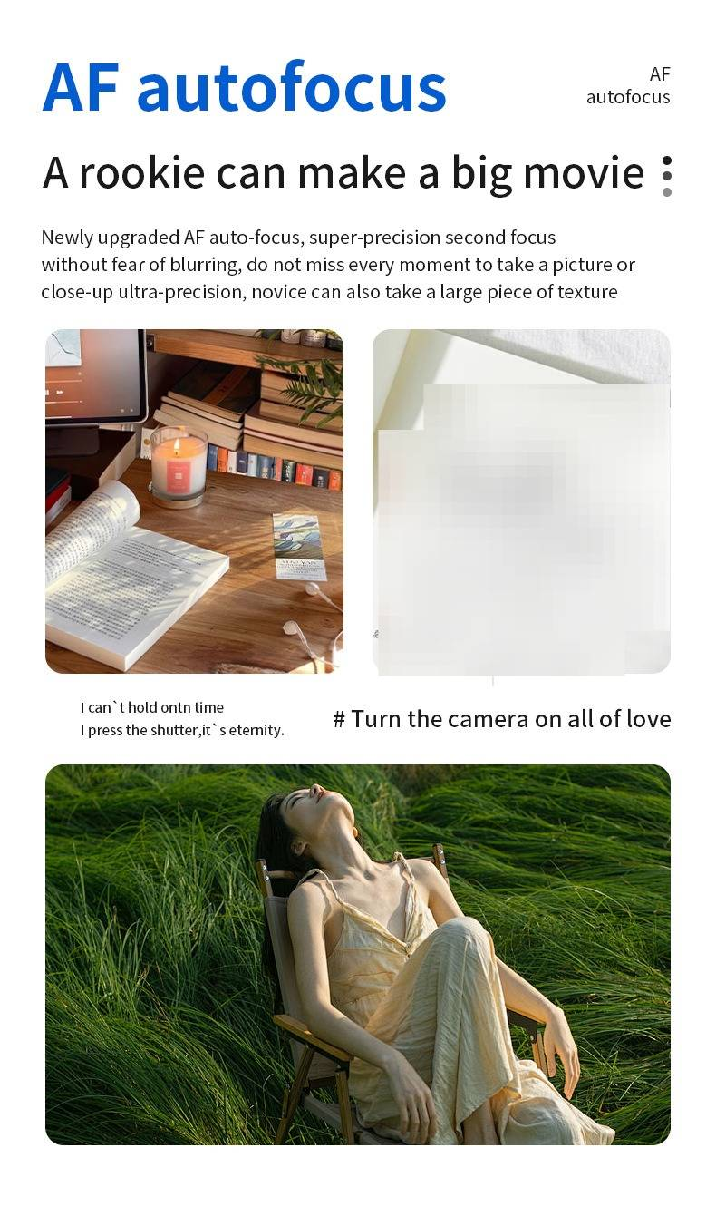 Nova câmera digital de alta definição mais vendida, tela giratória CCD sem espelho retrô, câmera de beleza para selfies de festa de estudante, presentes para namorados e namoradas_voghion.com