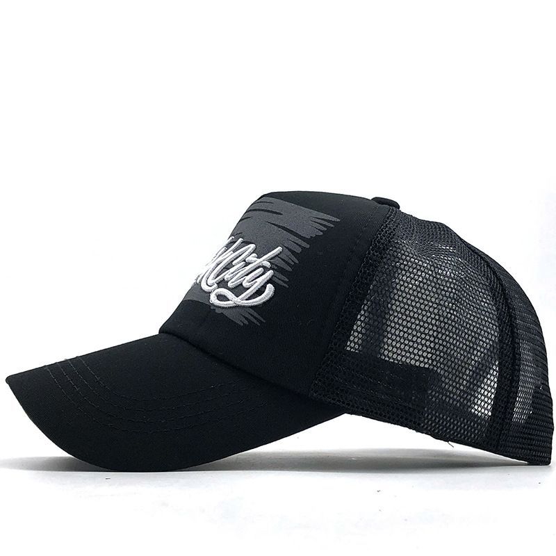 Unisex Washed Cotton Embroidered Men's Wave Baseball Made Old Duck Cap Women's Outdoor Hat_voghion.com