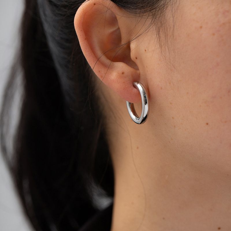 Gioielli di moda, orecchini da donna in acciaio inossidabile al titanio massiccio, accessori alla moda che non sbiadiscono_voghion.com