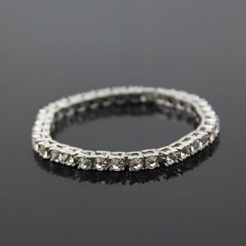 Hot Selling New Hip-Hop Single Row Dia Bracelet Bangle Men's Fashion Jewelry_voghion.com