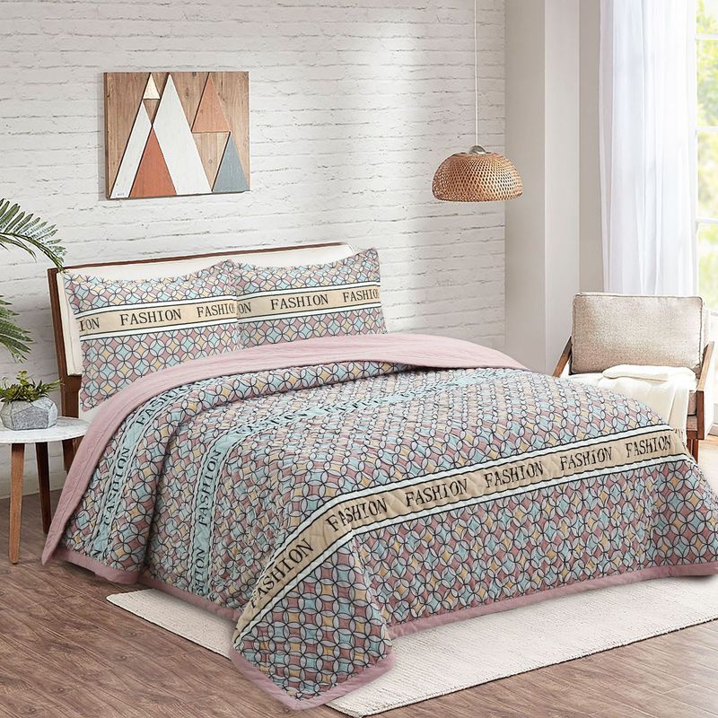 Douyin transmissão ao vivo fio tingido algodão puro capa de cama três peças conjunto inverno dupla face bebê lã lençol conjunto de cama fabricante_voghion.com