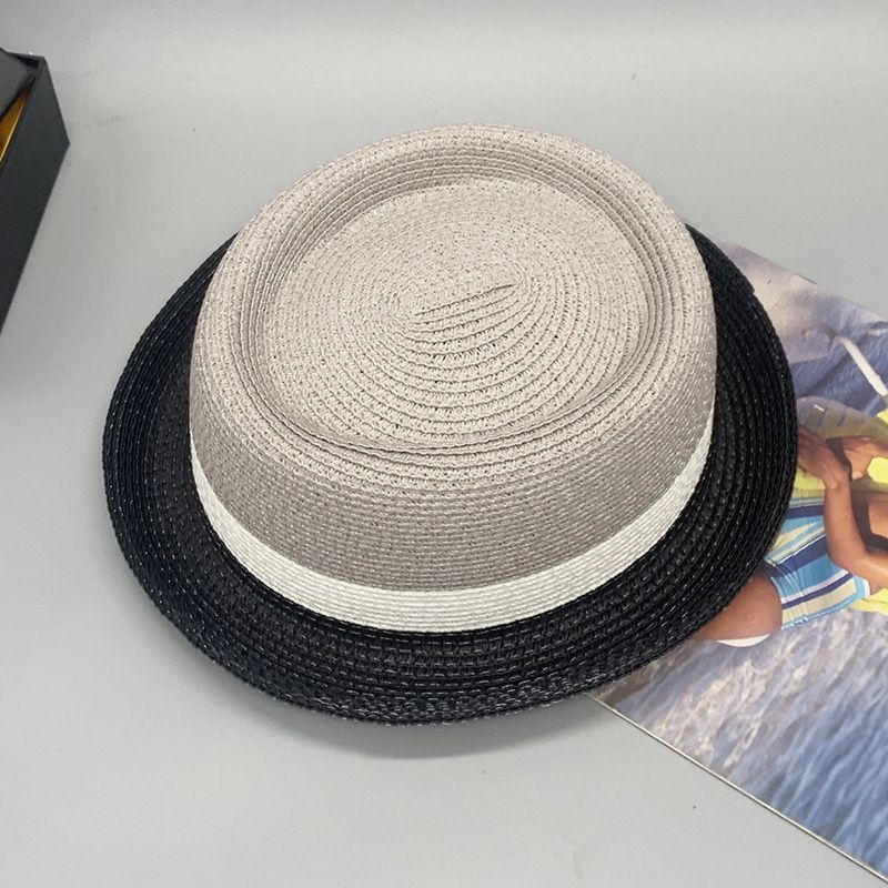 neie Stréihut fir Männer a Fraen, Jazz Hut, britesch Sonneschutz, Rees a Vakanz Moud Hut, trendy Hut, Ring Hut_voghion.com