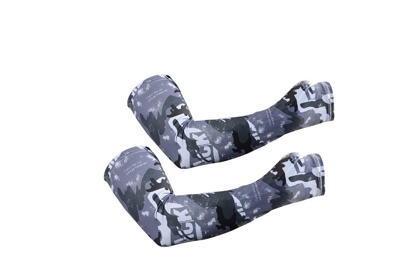 Outdoor UV Face Mask & Neck Gaiter Set - Breathable Ice Silk Arm Sleeves For Hiking Fishing & Sun Protection_voghion.com