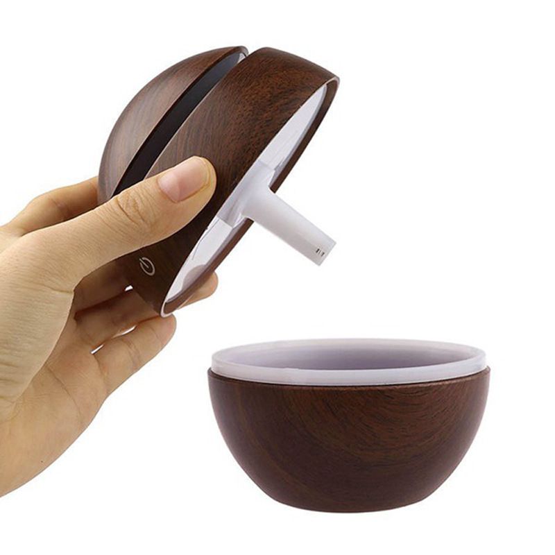 Mini-USB-Luftbefeuchter – Ultraschall-Aroma-Diffusor mit Holzmaserung für kleine Räume, leise und tragbar mit automatischer Abschaltung_voghion.com