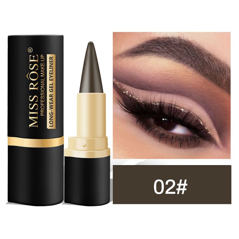 Eyeliner Eyeliner Matita Eyeliner Asciugatura Rapida Penna Eyeliner Ricco a Testa Singola_voghion.com