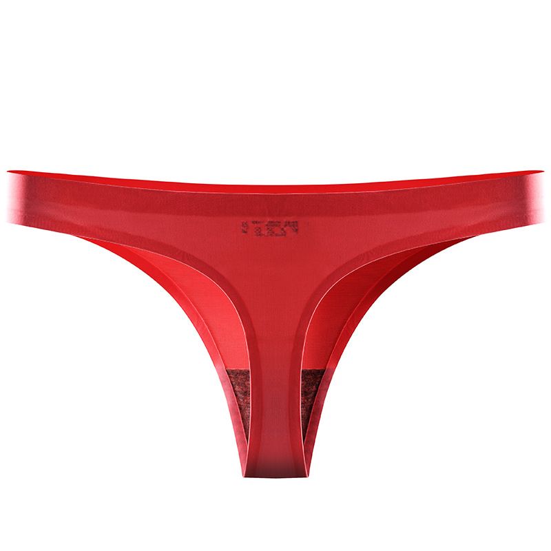 2025e Sexy Underwear Sports Fitness Thong Ice Silk Seamless One-Piece Invisible Fit Low Waist T-Pants Women_voghion.com