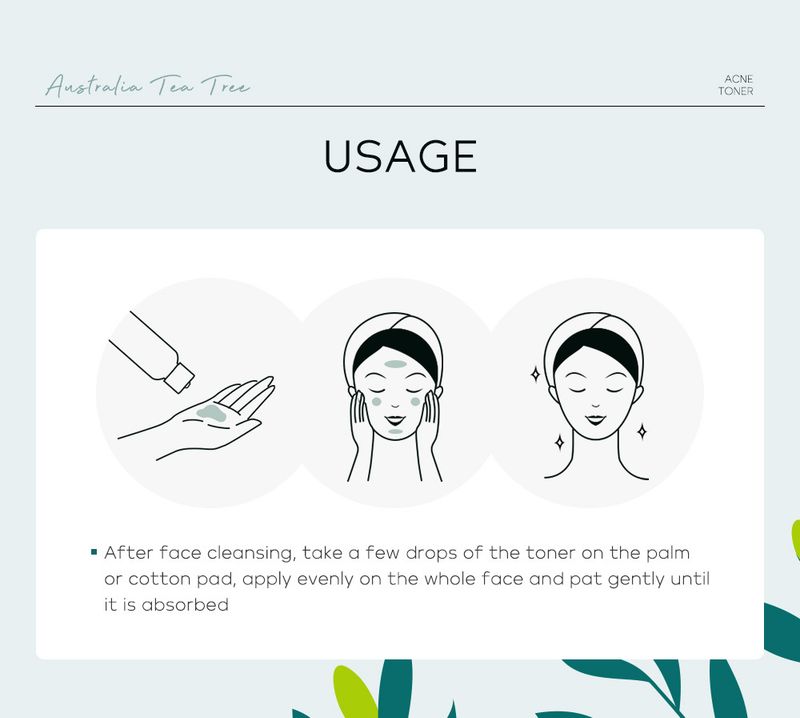 Toners Tea Tree Anti Acne Toner 100ml Hydrating Moisturizing Skin Care Products_voghion.com