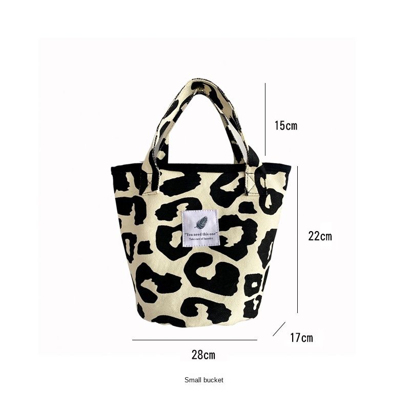 Borsa shopping coreana chic grande casual con tracolla leopardata da donna in tela nuova Bolsa Mujer_voghion.com
