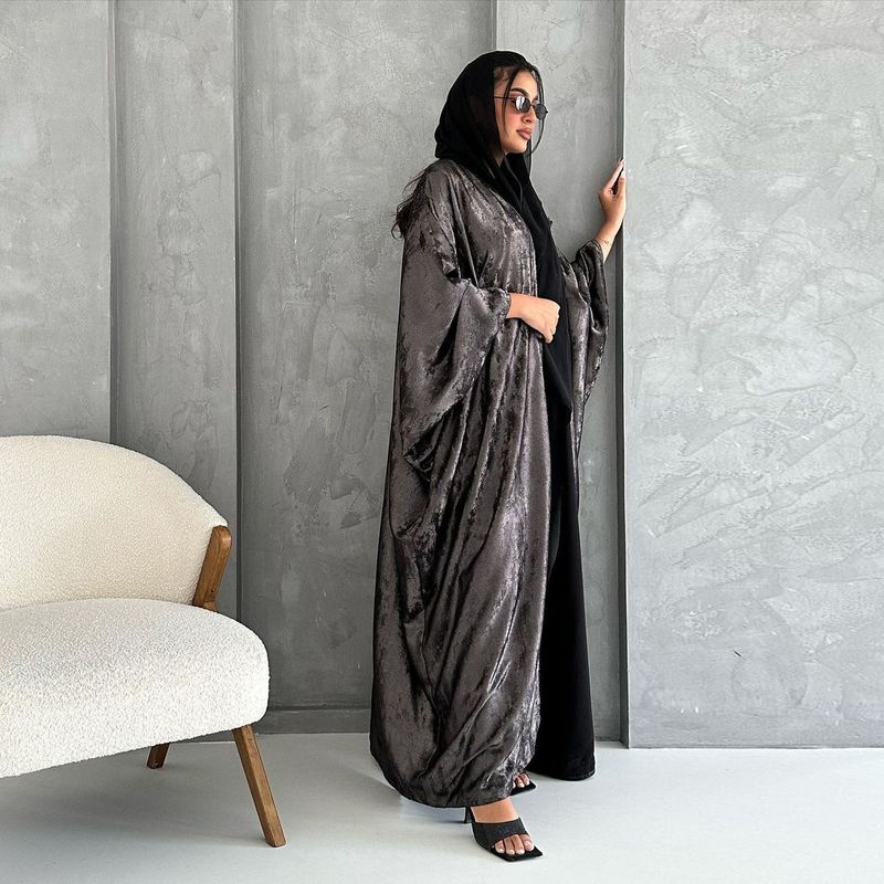 Dameskleding Mode Gewaad Dubai Grote Maat Cardigan Moslim_voghion.com