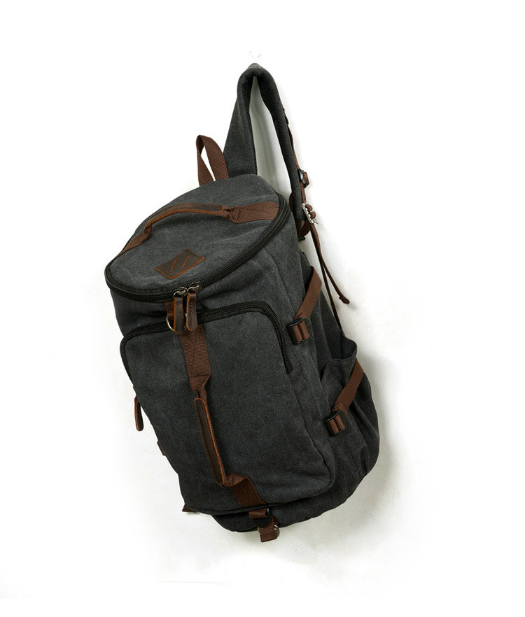 Reisetasche Herren-Rucksack, große Kapazität, lässige Canvas-Tasche für Männer und Frauen, Schulter- und Umhängetasche_voghion.com