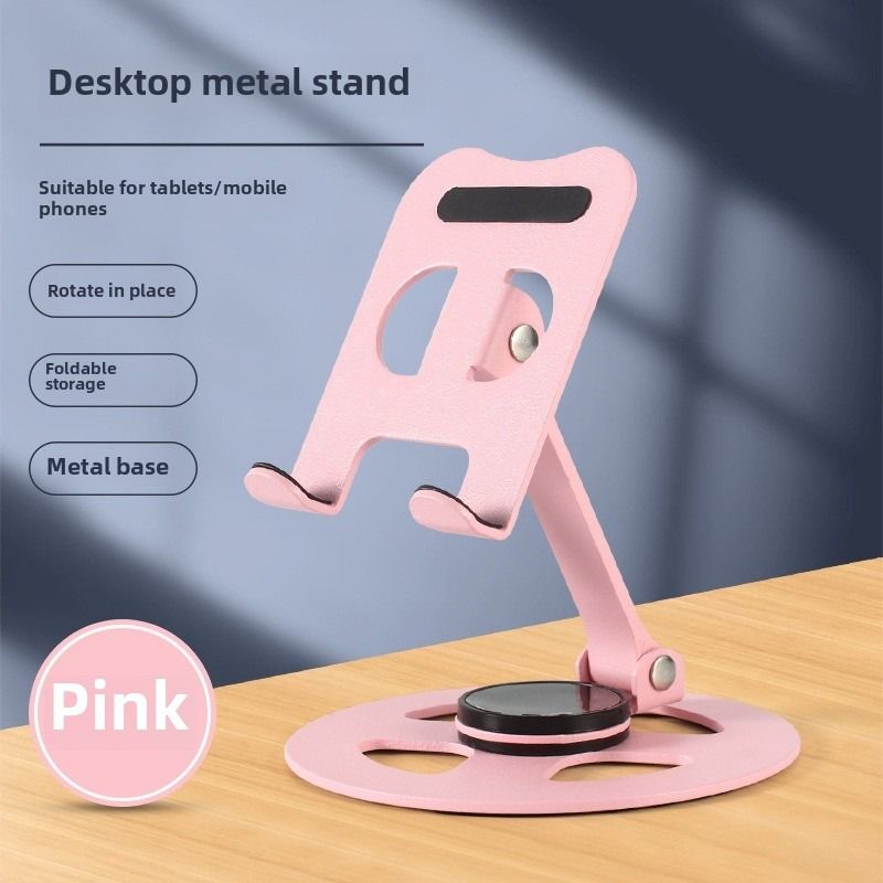 Mobile phone holder, desktop live shooting universal MINI folding support frame, suitable for IPAD tablet_voghion.com