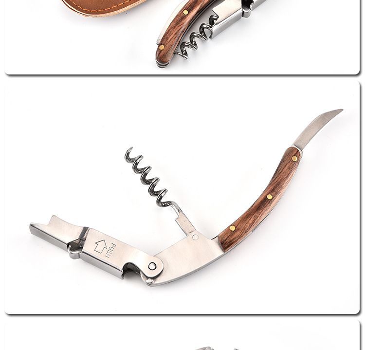 Multifunctional Creative Beer Stainless Steel Red Wine Bottle Opener Corkscrew_voghion.com