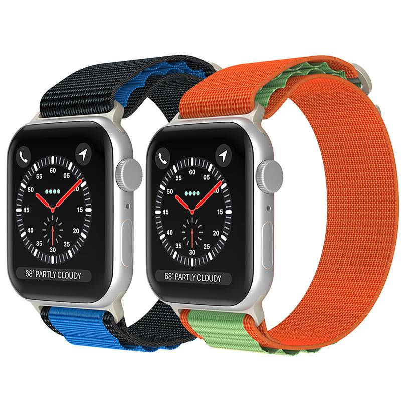 Vhodné pro Apple 8 Generation Super Official Same Strap Alpine Ring Nylon Strap řemínek na hodinky iwatch tavné lepidlo_voghion.com