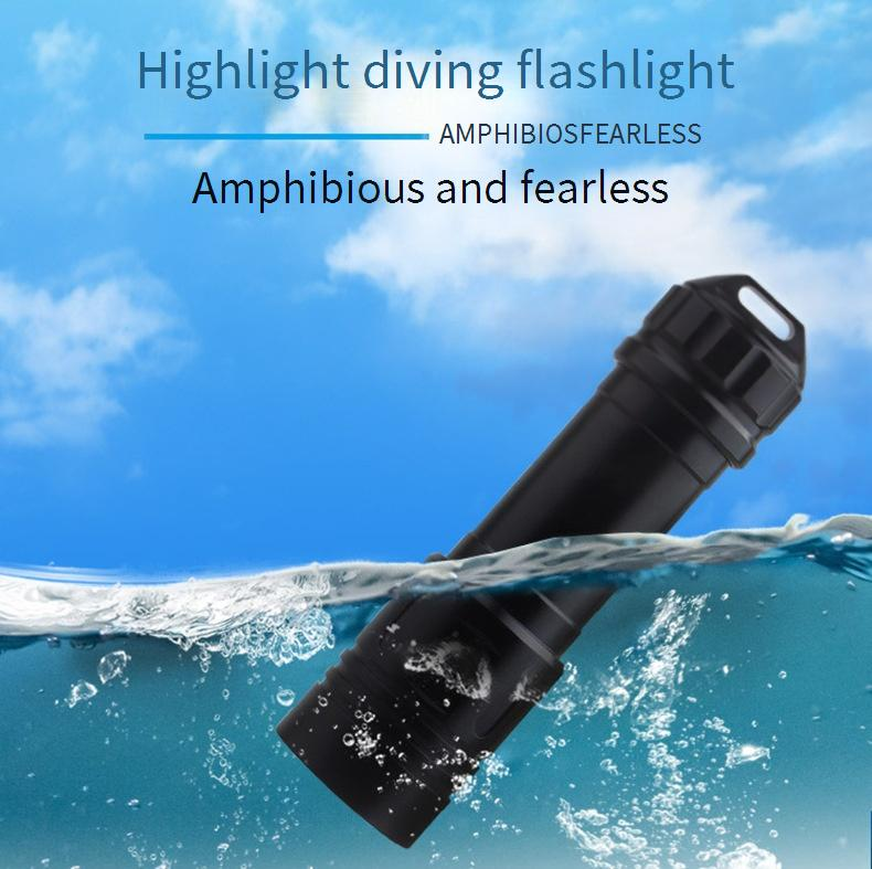 Torcia subacquea L2 con display di potenza in lega di alluminio, illuminazione subacquea L2, luce di riempimento subacquea L2_voghion.com