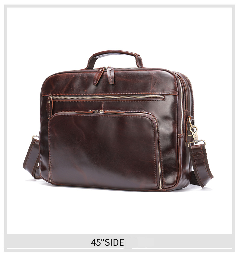 Messenger Bag aus echtem Crazy Horse Leder für Herren – Vintage-Umhängetasche für Laptops mit großem Fassungsvermögen (Retro-Stil, passend für 15,6-Zoll-Notebooks, wasserabweisend)_voghion.com