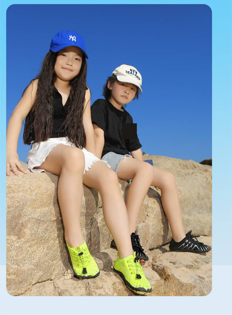 Eltern-Kind-Strandschwimmschuhe, Freizeitsport, Fitness, Springseil, rutschfest, atmungsaktiv, Barfußschuhe, Outdoor, Wandern, Klettern_voghion.com