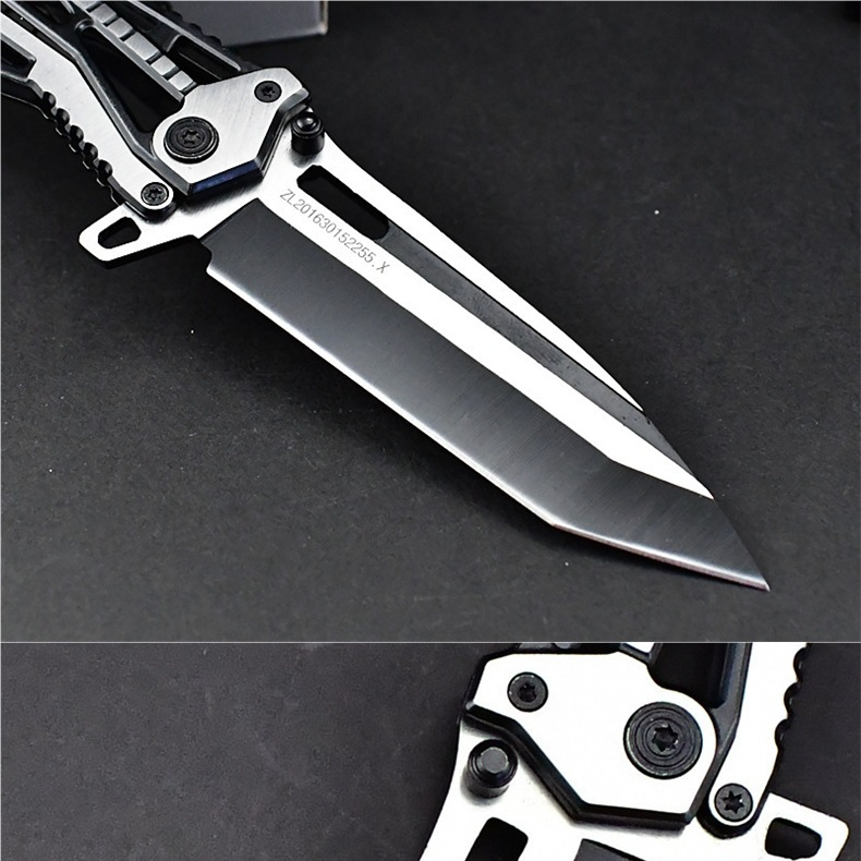 Mini couteau d'extérieur, couteau mécanique pliant, couteau de poche portable, couteau pliant d'extérieur, couteau d'autodéfense, couteau de survie, couteau portable de camping_voghion.com
