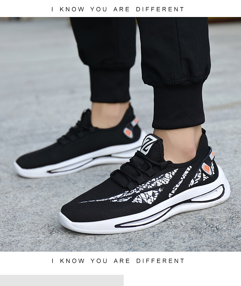 Herenschoenen Sportschoenen Wandelschoenen Sneakers Stof Lichtgewicht Schokabsorptie Schoenen Sneakers_voghion.com