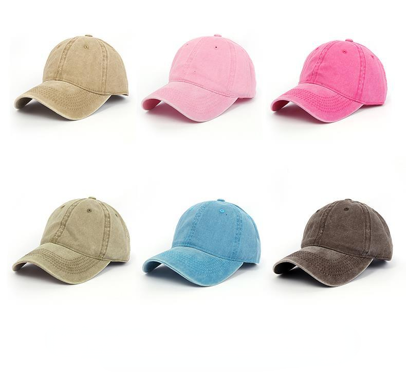 Mode Veelzijdige Piek Hoed Gedragen Gewassen Hoed Heren Baseball Cap_voghion.com