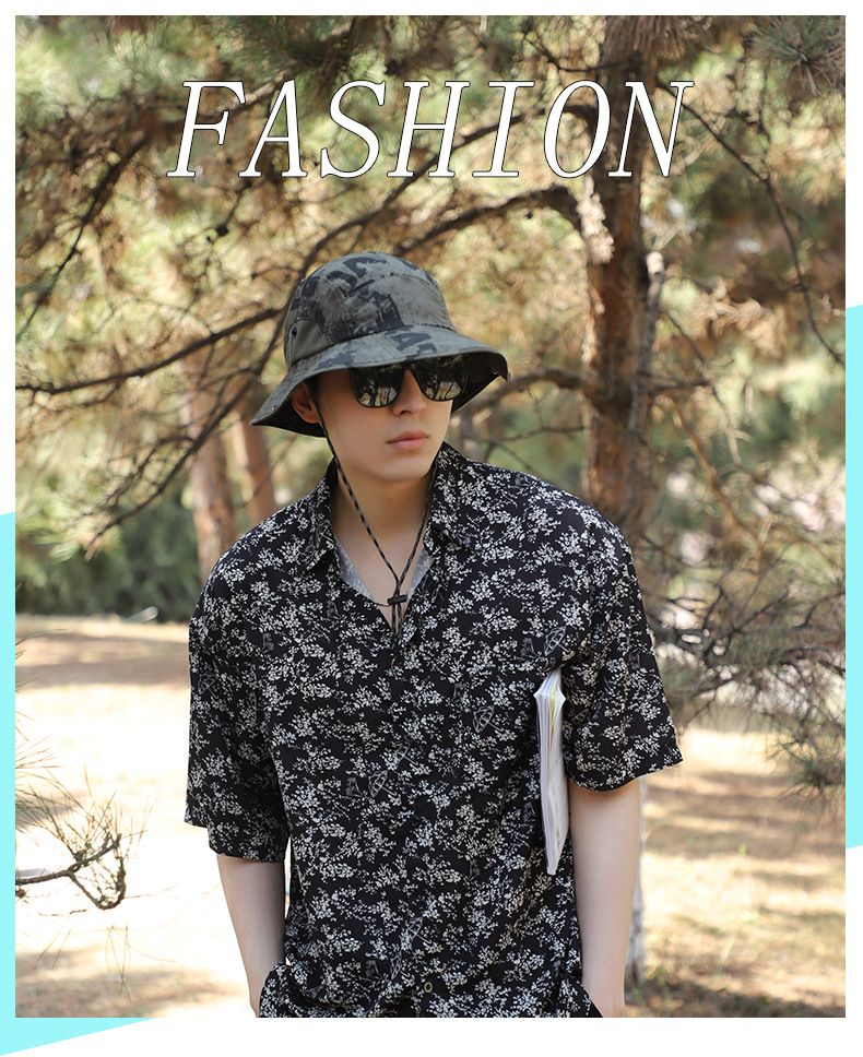 Cappello da pescatore per esterni, protezione solare, asciugatura rapida, estivo, per il tempo libero, stile giapponese, pieghevole, a tesa larga_voghion.com