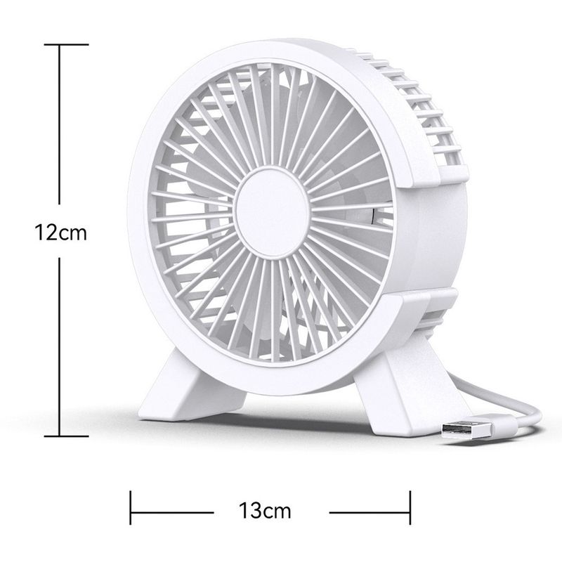 USB Small Ultra-Quiet Portable Desktop Dormitory Office Mini Electric Fan_voghion.com