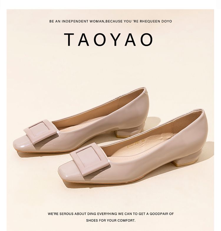 Black Clothing Flat Women 2025 New Arrival Square Toe All-Matching Soft Leather Comfortable For Work Women's_voghion.com