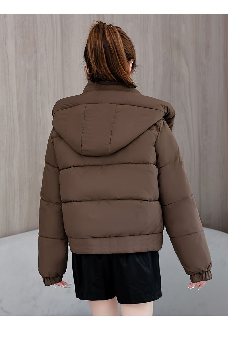Kurze Pufferjacke für zierliche Figuren – voluminöse Steppjacke mit strukturiertem Reverskragen (5 urbane Neutraltöne, erweiterte Größenauswahl)_voghion.com