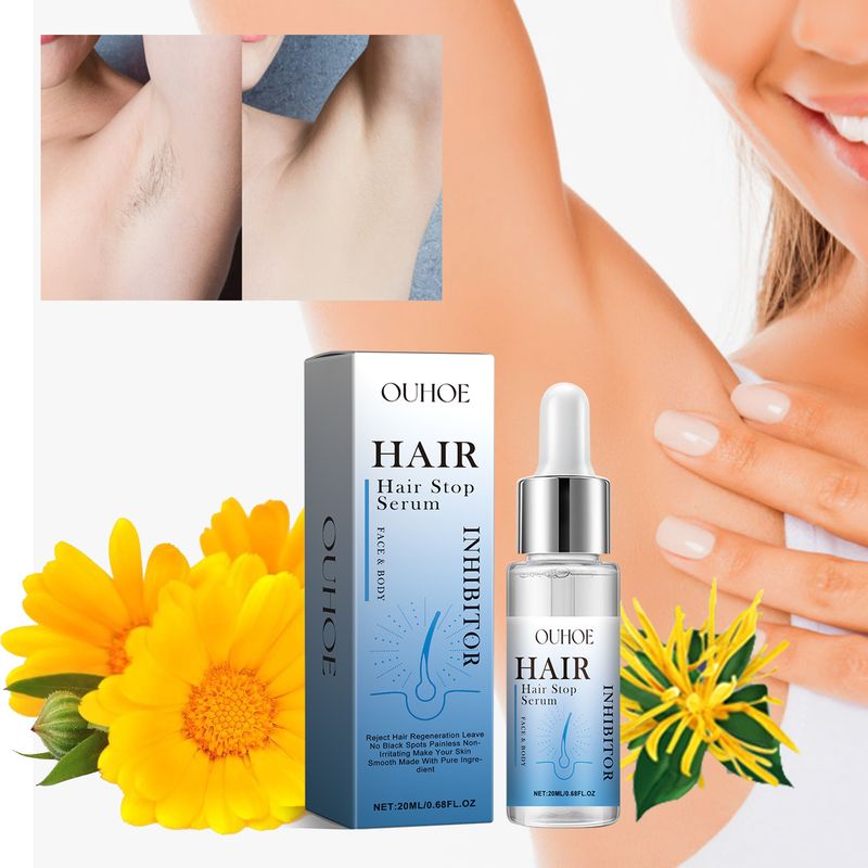 OUHOE Hair Stop Serum, Mild Non-Irritating Moisturizing Relief After Drying Without Leaving Black Spots_voghion.com