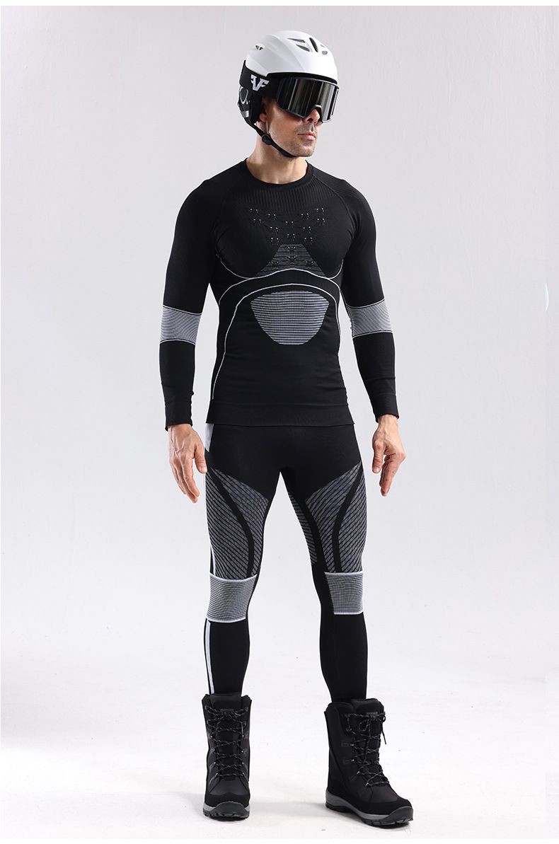 2025 Ski Quick-Dry Suit Extremely Cold Compression Base Layer Sports Men's Thermal Functional Underwear Autumn Winter_voghion.com