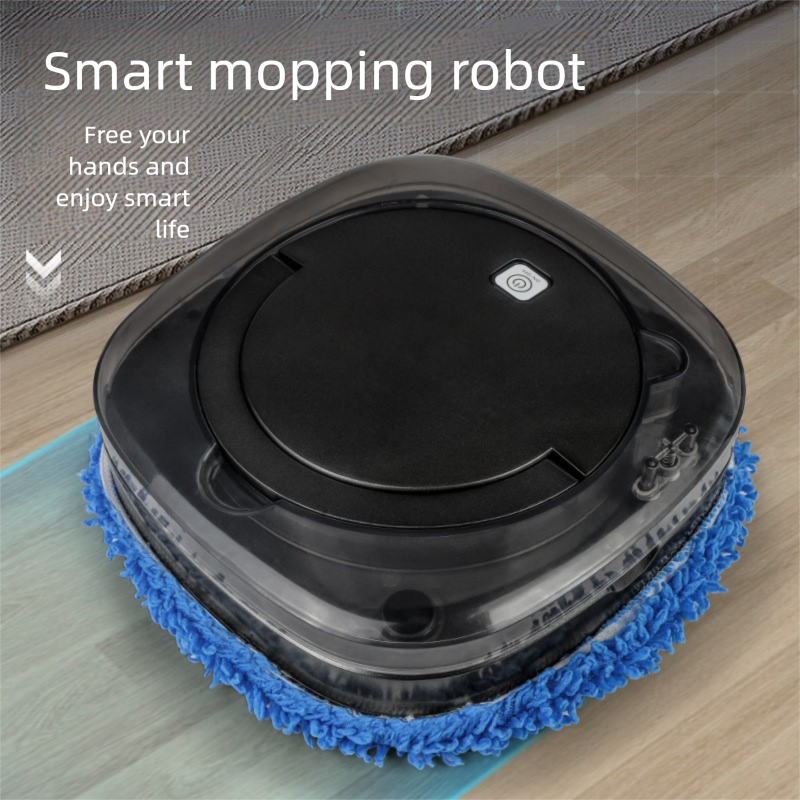 Volledig automatische robot voor thuisgebruik, intelligente veegrobot, oplaadbare ultradunne droog- en nat dweilrobot voor dubbel gebruik_voghion.com