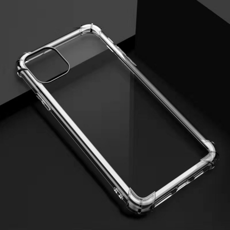 Kunjiuyou Clear Soft TPU schokbestendige telefoon beschermhoes voor iPhone 11 Pro Max- voor iPhone 11_voghion.com