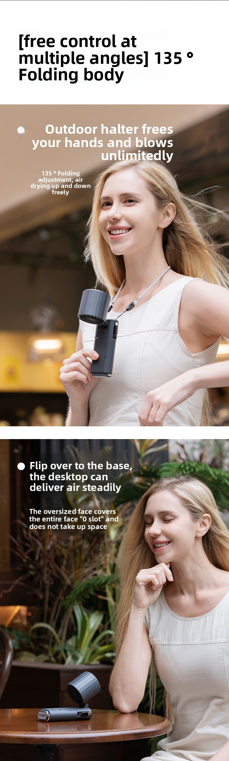 Summer Portable Cooling Handheld Home Semiconductor Ice Turbo Small Foldable Neck Fan_voghion.com
