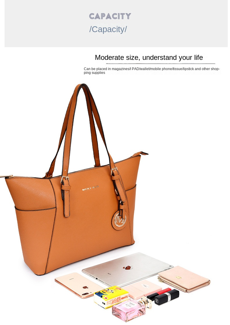 Original design Korean version of the new women's portable shopping bag simple single shoulder fashion retro crossbody bag_voghion.com
