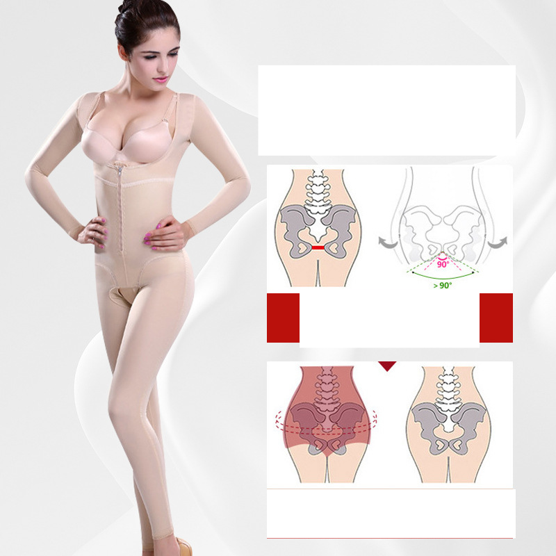 Damenbekleidung einteiliges Körperformungskleidungsstück postpartale Erholung medizinische nahtlose Körperformungsunterwäsche Korsett Abnehmen Kleidungsstück Körpermanager_voghion.com
