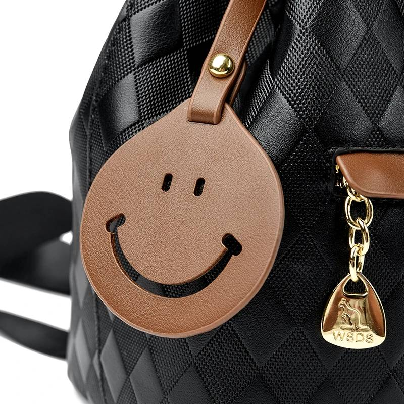 Γυναικείο πολυλειτουργικό σακίδιο πλάτης από δέρμα για γυναίκες, σχολικό ταξίδι με ώμο_voghion.com