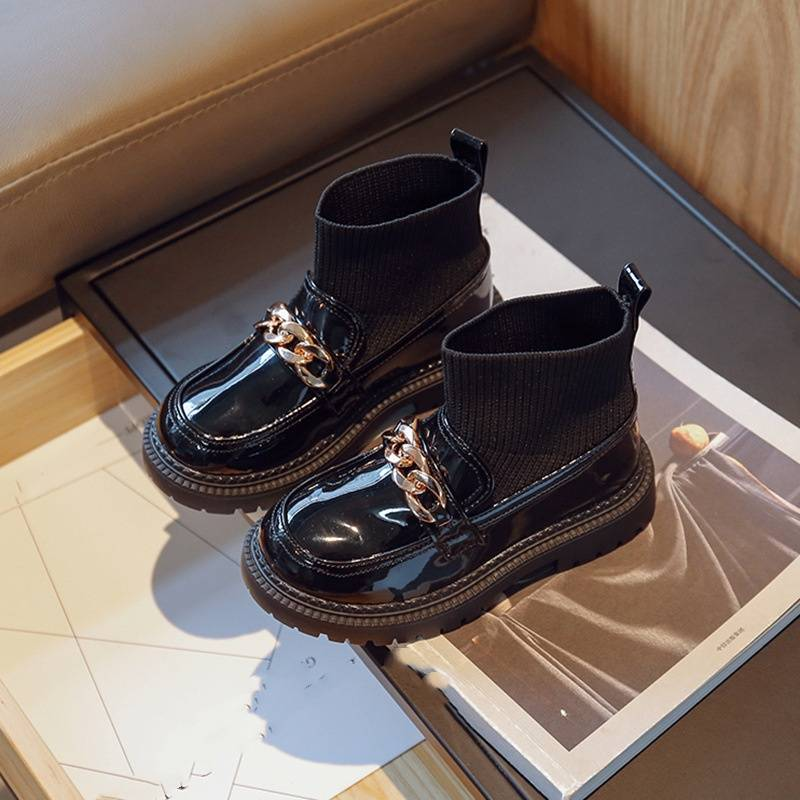 Kinderschuhe Mädchen Herbst und Winter Neue Martin Stiefel Plus Samt Warme Kurze Stiefel Weiche Sohle Rutschfeste Prinzessin Baumwollschuhe_voghion.com