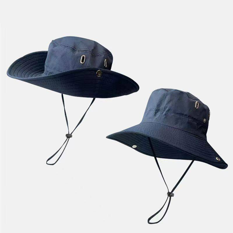 Cappello da pescatore ad asciugatura rapida - Protezione solare UPF50+ per uomo e donna - Cappello da cowboy per esterni per ciclismo/escursionismo (cappello estivo unisex in stile western)_voghion.com