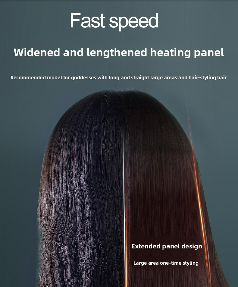 Hair Straightener & Curling Iron - Professional Styling Tool With Adjustable Temperature & Ceramic Plates (Fast Heating Anti-Frizz Travel-Friendly)_voghion.com
