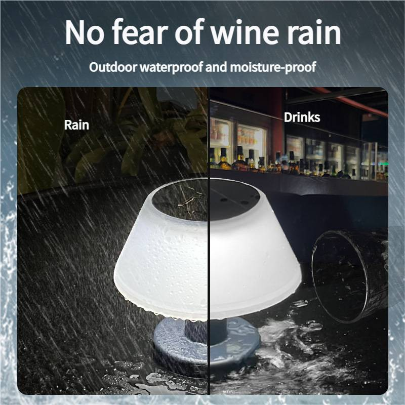 Outdoor Bar Solar Charging Table Lamp Outdoor Garden Solar Night Light Bar Table Lamp_voghion.com