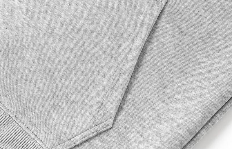 Men's Oversized Fleece Hooded Jacket, Thick Polyester Zip-Up Coat For Spring & Fall, Streetwear Unisex Outerwear In Light Gray/Dark Gray/Black_voghion.com
