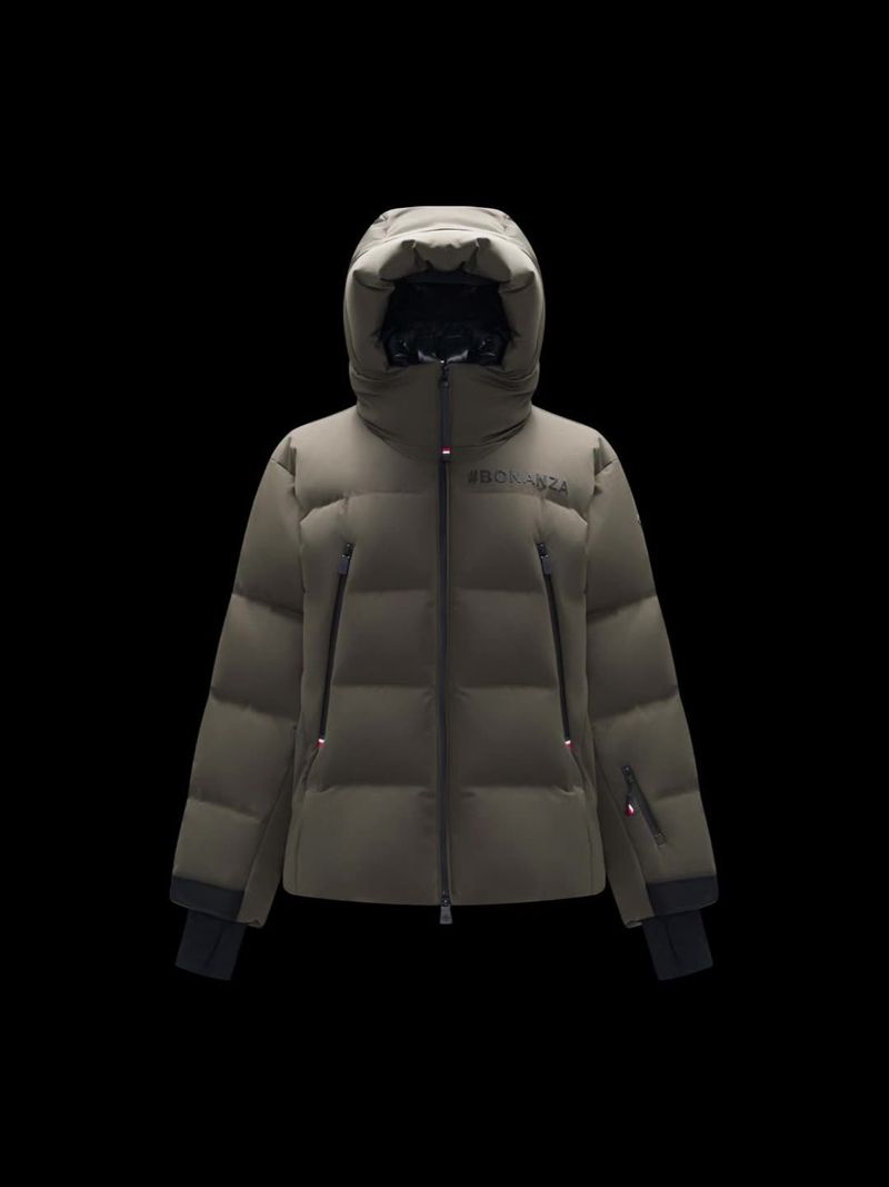 Giacca da sci invernale impermeabile da uomo con piumino d'oca bianca 700 Fill Power, cappotto termico antivento per attività all'aperto, nero, verde oliva, arancione_voghion.com