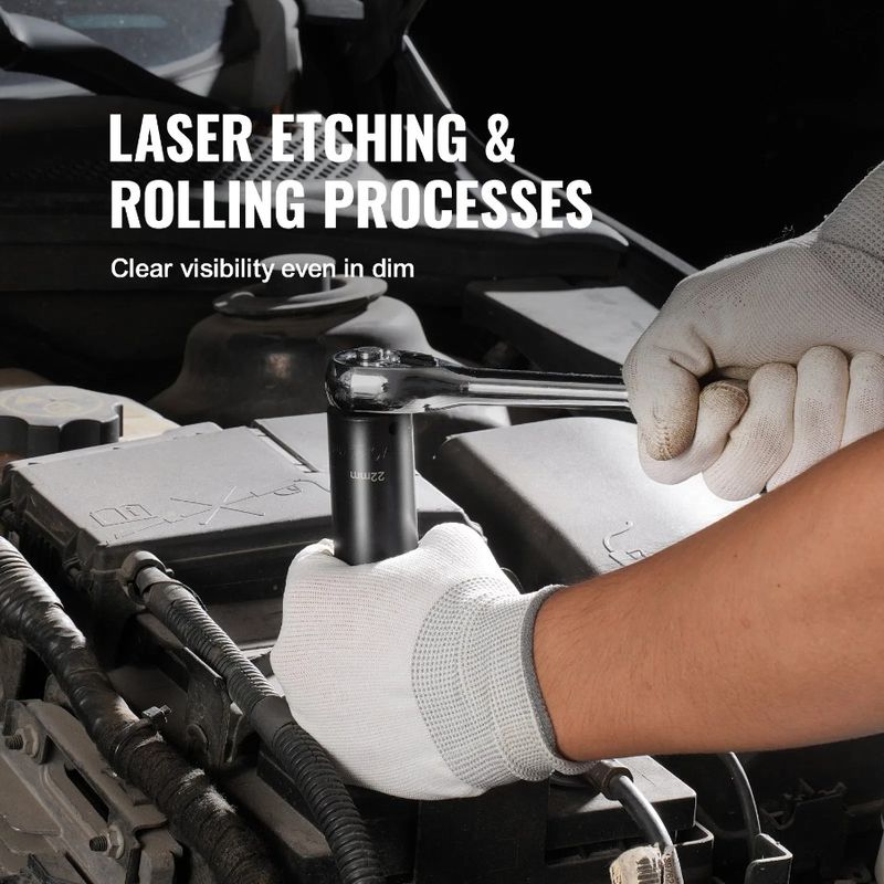 Set di 8 utensili a cricchetto da 18 pezzi, 6 punte, 3 bussole, kit di utensili a percussione_voghion.com