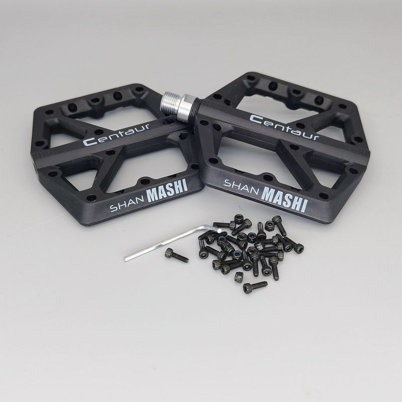 SHANMASHI Enduro Bike Nylon Breite Rutschfeste Steigung Straße Klettern Komfortable Pedale_voghion.com