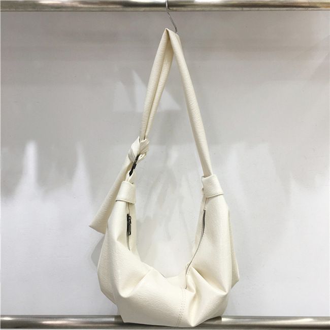 Borsa a tracolla monospalla casual, versatile e pigra, in morbida pelle, grande capacità, stile coreano Instagram_voghion.com