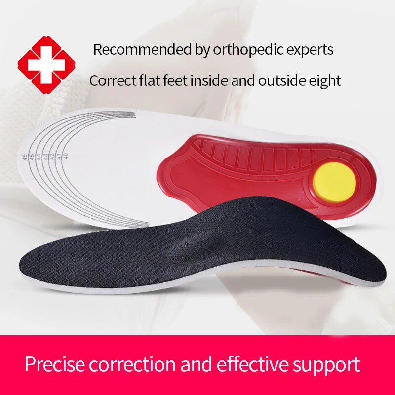Premium Orthotic High Insoles Gel Pad 3D Arch Support Flat Feet For Women Men Orthopedic Foot Pain Damping Cushion_voghion.com
