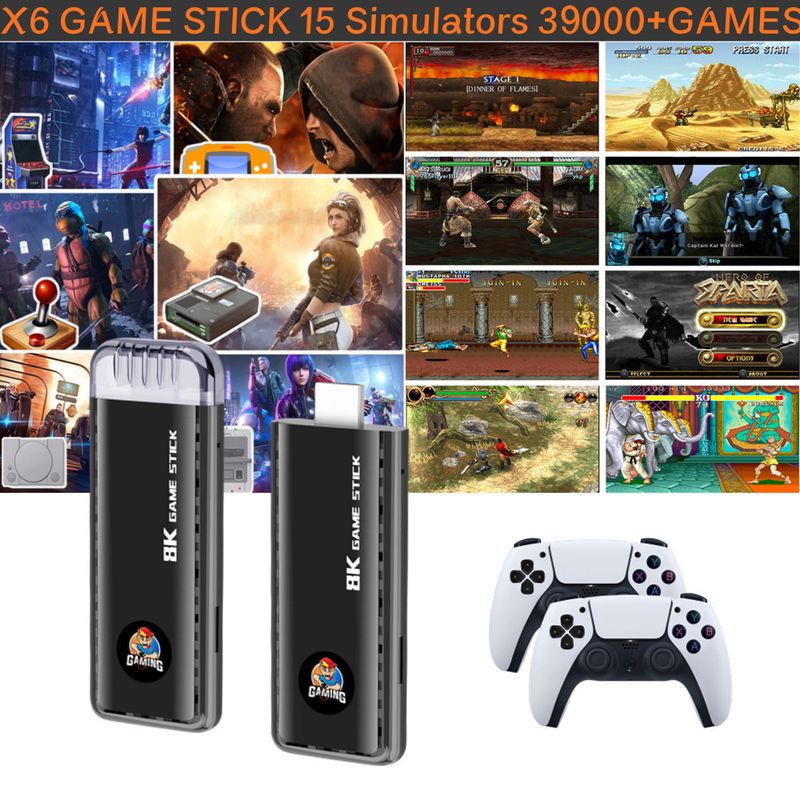 Dual TV Home X6PS1 HD Mini Controle Sem Fio Console de Jogo_voghion.com
