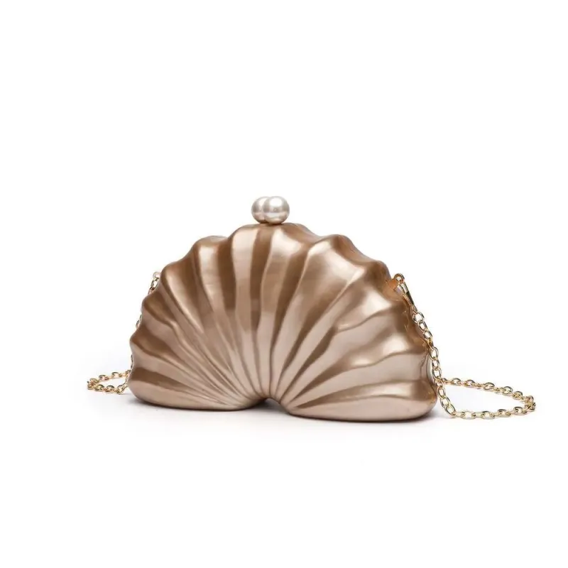 Borse di alta qualità 2024, pochette in acrilico con conchiglia, borsa a tracolla da donna unica per matrimoni, feste e serate_voghion.com